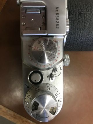 Vintage Leica Camera With Leitz Hektor f=13.  5 1:4.  5 Lens 12