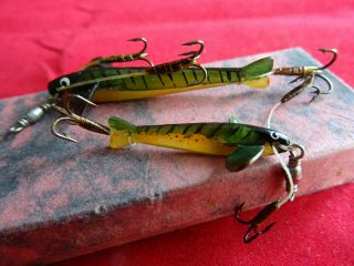 A Stunning Boxed Horn (bovine) Minnow Lures
