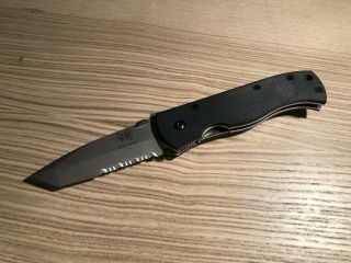 1990’s Benchmark Emerson Cqc - 7 Spec War Lock Blade Knife Vintage