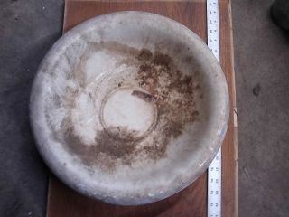 Vintage Antique Large 16 " Porcelain Wash Basin Bowl