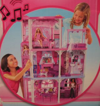 Nib Barbie Townhouse Dreamhouse N7666 - 996b N7666 (2009) - Elev/sound/furn