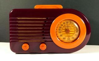 Now on,  save $600 Vintage orig Fada Model 1000 Catalin “bullet” tube radio 2