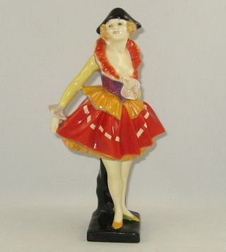 Rare 1930 - 1936 Royal Doulton Figurine " Chorus Girl " Hn 1401