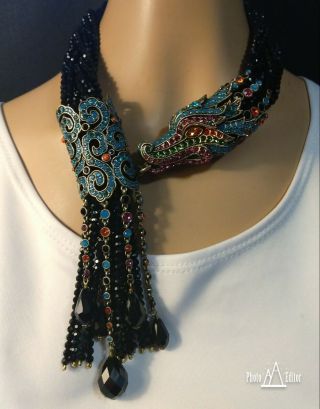 Heidi Daus That Something Special Dragon Necklace Ret: $500.  99