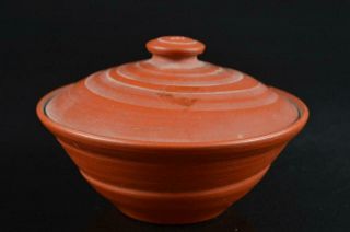 S5294: Japanese Tokoname - ware Brown pottery TEA POT Houhin Kyusu Sencha 4