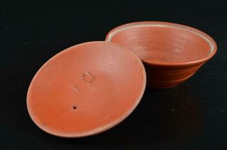 S5294: Japanese Tokoname - ware Brown pottery TEA POT Houhin Kyusu Sencha 6