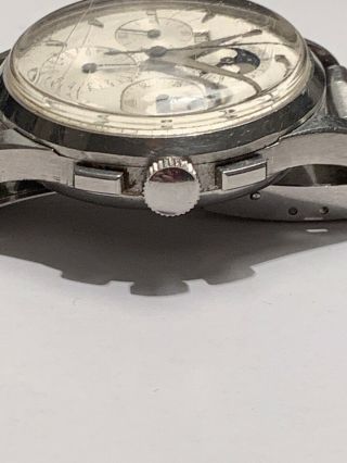 Vintage Universal Geneve Tri - Compax Mechanical Wristwatch 2