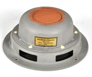 Vtg Rare Western Electric 755a Speaker (b) 2.  7 Ohms