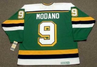 Mike Modano Minnesota North Stars 1991 Ccm Vintage Away Nhl Hockey Jersey
