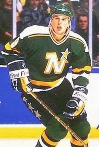 MIKE MODANO Minnesota North Stars 1991 CCM Vintage Away NHL Hockey Jersey 3