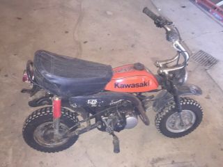 1975 Kawasaki Kv75 Mini Bike,  Scooter,  Pit Bike,  Antique,  Collectible