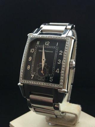 Girard Perregaux Vintage 1945 Stainless Steel & Diamond Ladies Watch Ref.  2593 11