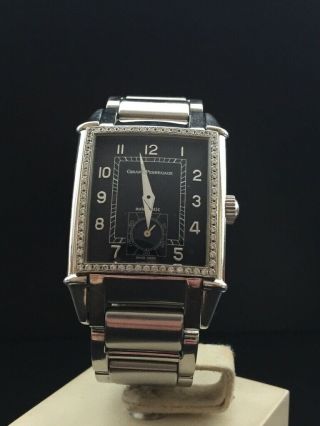Girard Perregaux Vintage 1945 Stainless Steel & Diamond Ladies Watch Ref.  2593 2