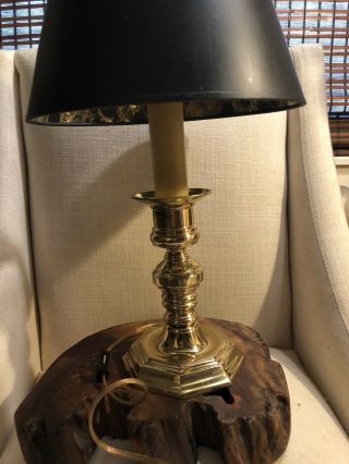 Vintage Frederick Cooper Brass Metal Base Lamp Rare Tall Shade 6