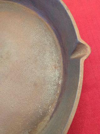 RARE VINTAGE HUGE No.  16 CAST IRON SKILLET FRYING PAN With Lid 5
