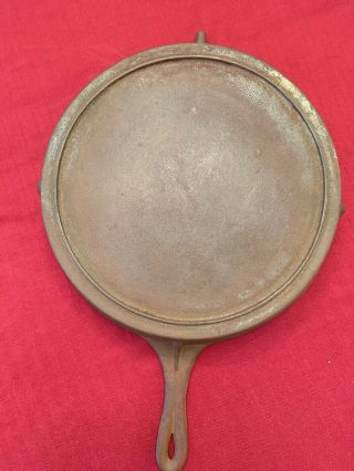 RARE VINTAGE HUGE No.  16 CAST IRON SKILLET FRYING PAN With Lid 6