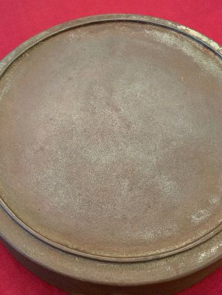 RARE VINTAGE HUGE No.  16 CAST IRON SKILLET FRYING PAN With Lid 8
