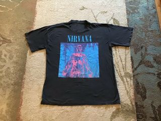 Rare Nirvana Sliver 90s Vintage Concert Shirt Grunge Cobain Memorylen