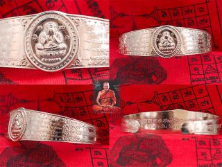 Bracelet Phra Pidta Superpower Yantra Talisman Lp Pern Watbangphra Thai Amulet