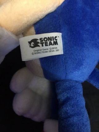 Sega Sonic Adventure 2 Ufo Soap Sonic Toy Plush Doll RARE 3