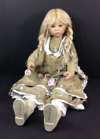 Vintage Annette Himstedt Klarchen 13th Anniversary Doll 3