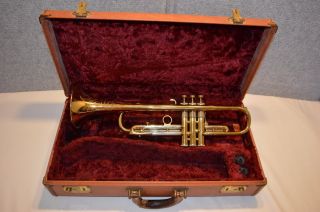 Vtg.  1963 Martin Committee (rmc) Trumpet - Medium Bore - 1st Valve Adj.  Trigger