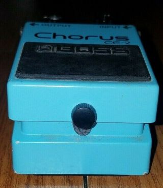 Boss CE - 2 Chorus 1980s Black label Vintage Chorus Guitar Pedal with Box 5