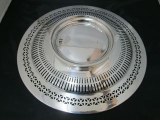 Vintage Tiffany & Co.  925 Sterling Silver Serving Dish Plate Platter 17266 9797 4