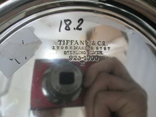 Vintage Tiffany & Co.  925 Sterling Silver Serving Dish Plate Platter 17266 9797 5