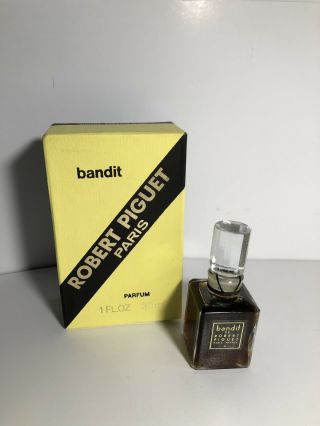 Vintage Rare Bandit By Robert Piguet Pure Perfume 1 Fl Oz 30 Ml Bot