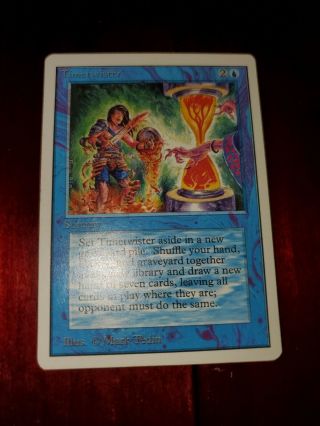Timetwister Unlimited Magic Mtg Card Look