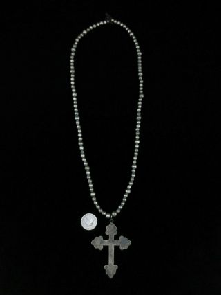 Antique Navajo Cross Necklace