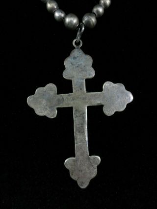 Antique Navajo Cross Necklace 5