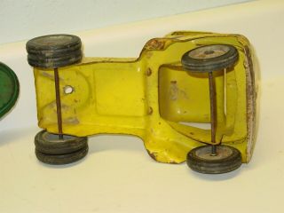 Vintage Tonka 1949 Cab Over Truck,  Carry All Trailer 130,  Pressed Steel Toy 7