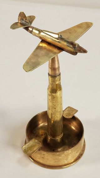 Awesome Wwii Trench Art Ashtray See Photos