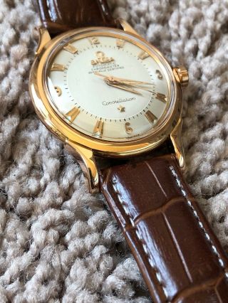 VINTAGE OMEGA CONSTELLATION,  18k SOLID ROSE GOLD,  ref.  2782 2799 SC 9