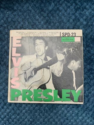Extremely Rare Elvis Presley Spd - 23 1956 3 - 45rpm Ep Set In Vg