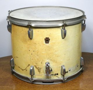 Vintage Ludwig Marching Band Snare Drum.  Pearlized Finish Shell 60 