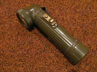 Wwii Us Army Torch Light Tl - 122 - C Flashlight Made By Usa - Lite