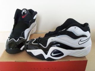 1996 Og Nike Air Flight Turbulence Vintage Sneaker Sz: 8.  5 Blk/wht