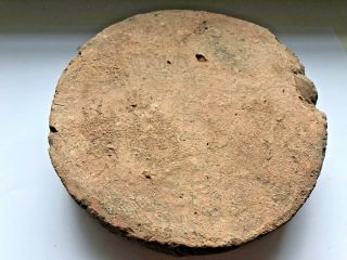 Roman brick hypocaust ROUND tile no sigillata no plaster no gold rare 2
