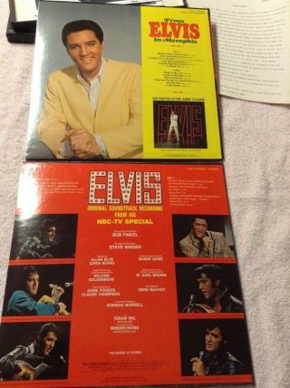 ELVIS PRESLEY 1969 INTERNATIONAL HOTEL BOX COMPLETE W/SEALED LP ' S MEGA RARE NM 7
