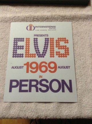 ELVIS PRESLEY 1969 INTERNATIONAL HOTEL BOX COMPLETE W/SEALED LP ' S MEGA RARE NM 9