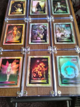 Complete GOLD Foil Set - 2007 Legend of Zelda Twilight Card Packs G1 - G9 - RARE 6