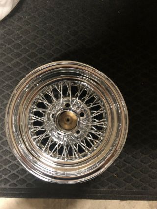 Set Of 4 Rare Mercedes 450sl 380sl 500sl Wire Wheels Recently Refinished 73 - 80