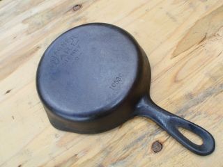 Vintage Griswold No.  12 Cast Iron Skillet 719 Block logo Heat Ring 6