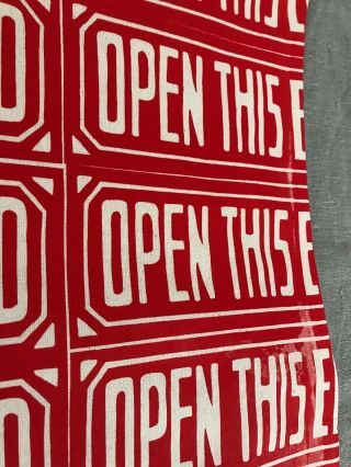 Vintage Andy Warhol - OPEN THIS END - Screen print Dress 4