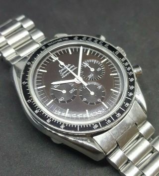 1969 Omega Speedmaster Professional 145.  022 - 69ST Rare Tropical Dial Cal.  861 3