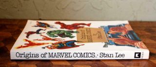 Rare Vintage 1975 Stan Lee SIGNED Origins Of Marvel Comics 1st Ed Book 6