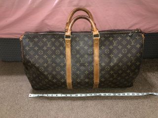 Authentic Louis Vuitton Monogram Keepall Duffle Bag Vintage See Pictures